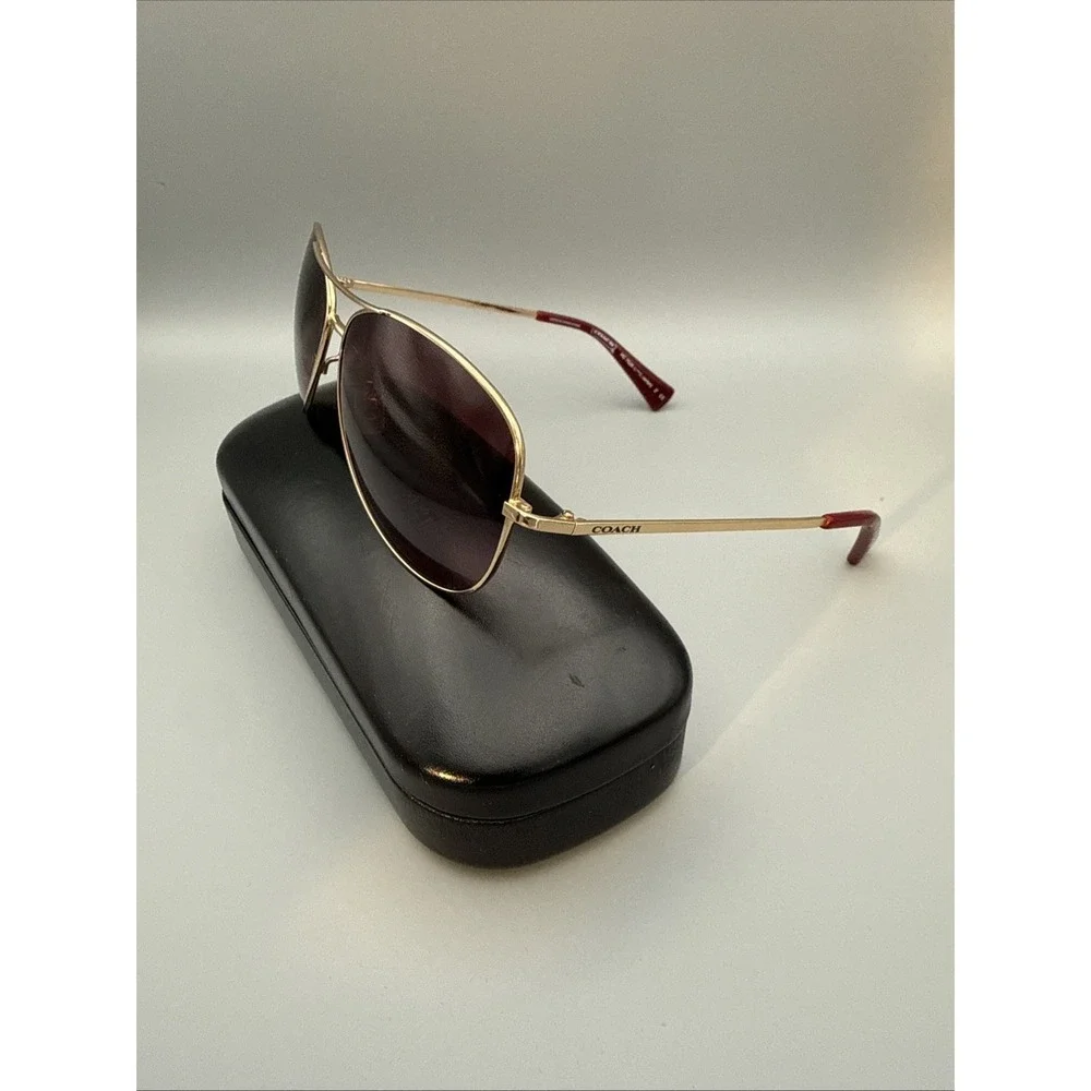 Coach gold aviator